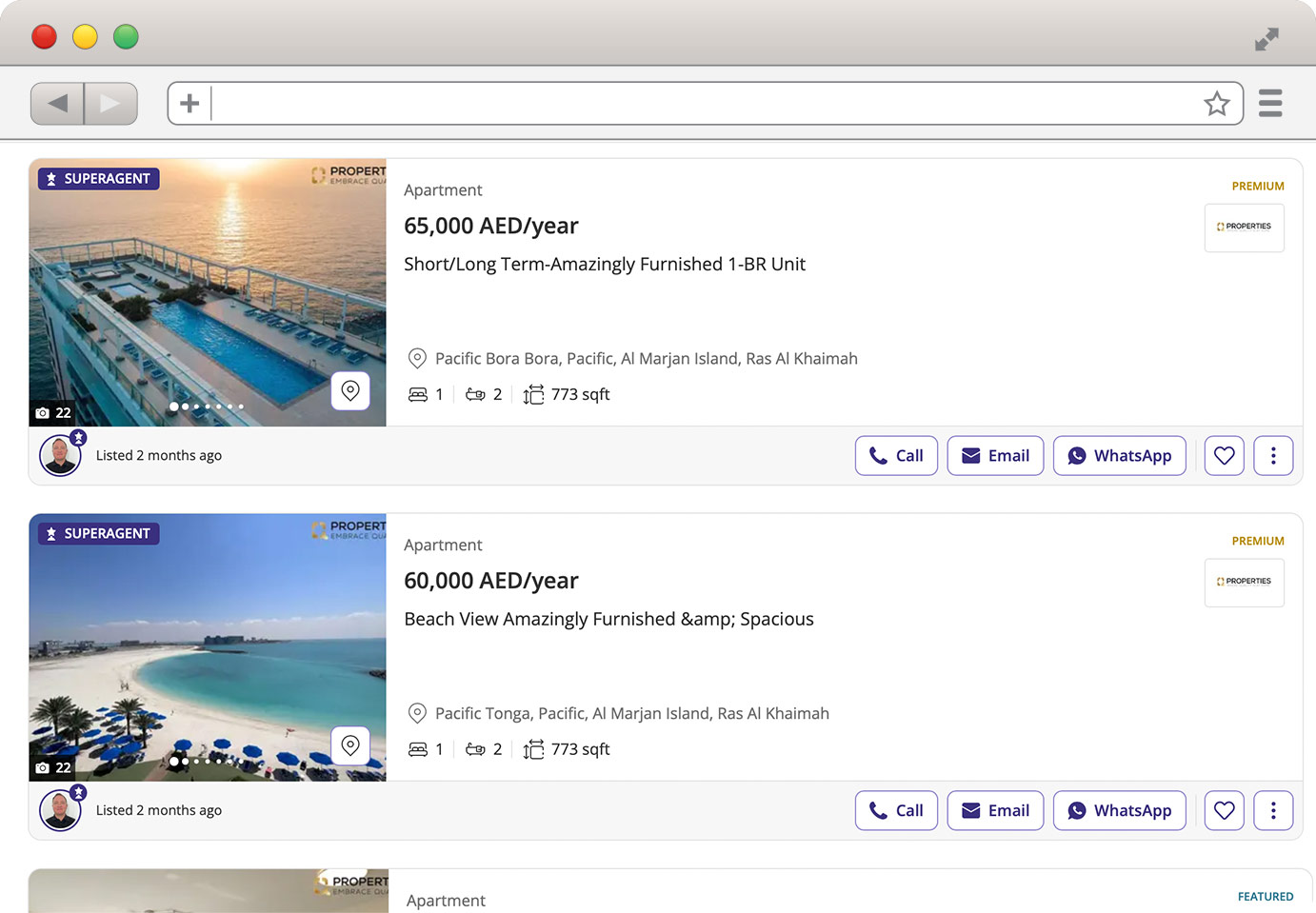 listings